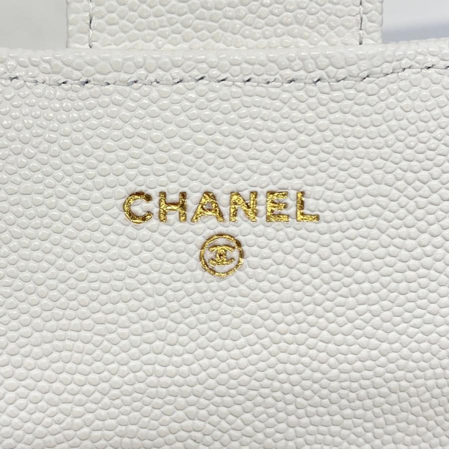 CHANEL 【5ge6518】シャネル 長財布 マトラッセ キャビアスキン  
