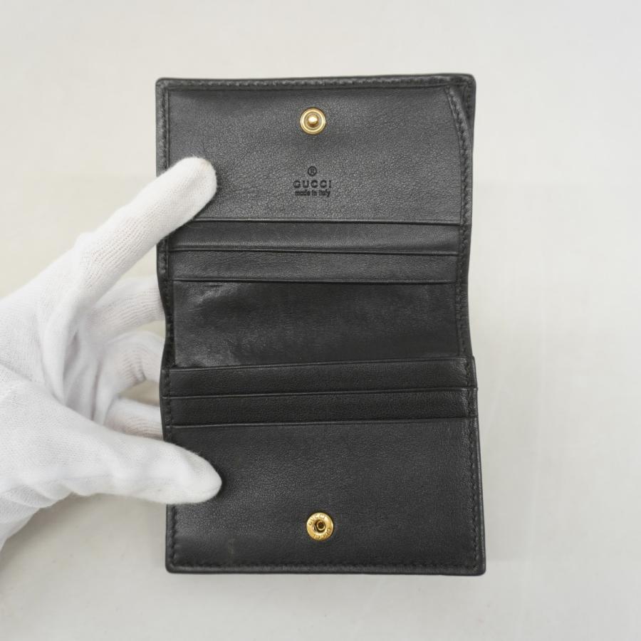 GUCCI 【5ge6534】グッチ 財布 GGマーモント 443125 レザー ブラック  