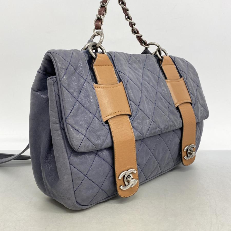 CHANEL 【5ha0153】シャネル ハンドバッグ マトラッセ チェーン  