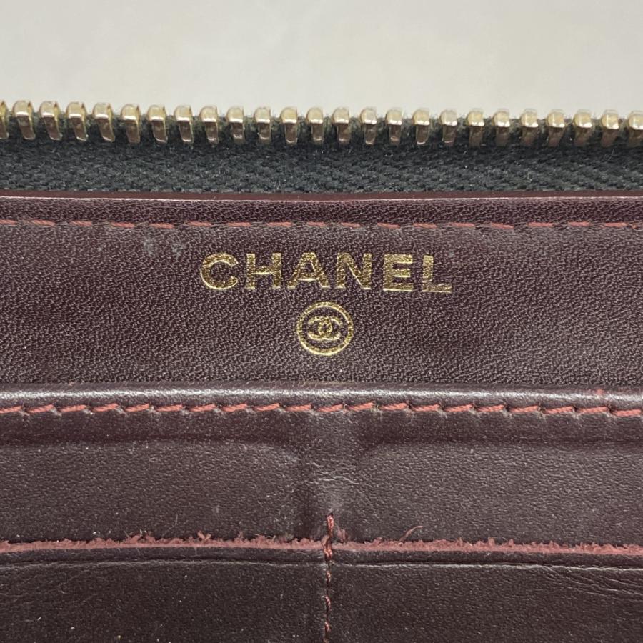 CHANEL 【5hb0843-h】シャネル 長財布 マトラッセ キャビアスキン  