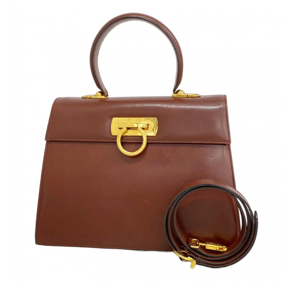 【Salvatore Ferragamo】ハンドバッグ　ゴールド金具　レザー 楽天市場】【バッグ】Salvatore Ferragamo サルヴァトーレ フェラガモ