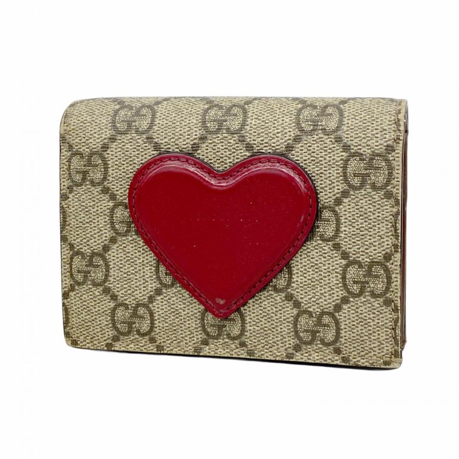 GUCCI 【5hb1117-h】グッチ 財布 GGスプリーム 648848 PVC ブラウン  