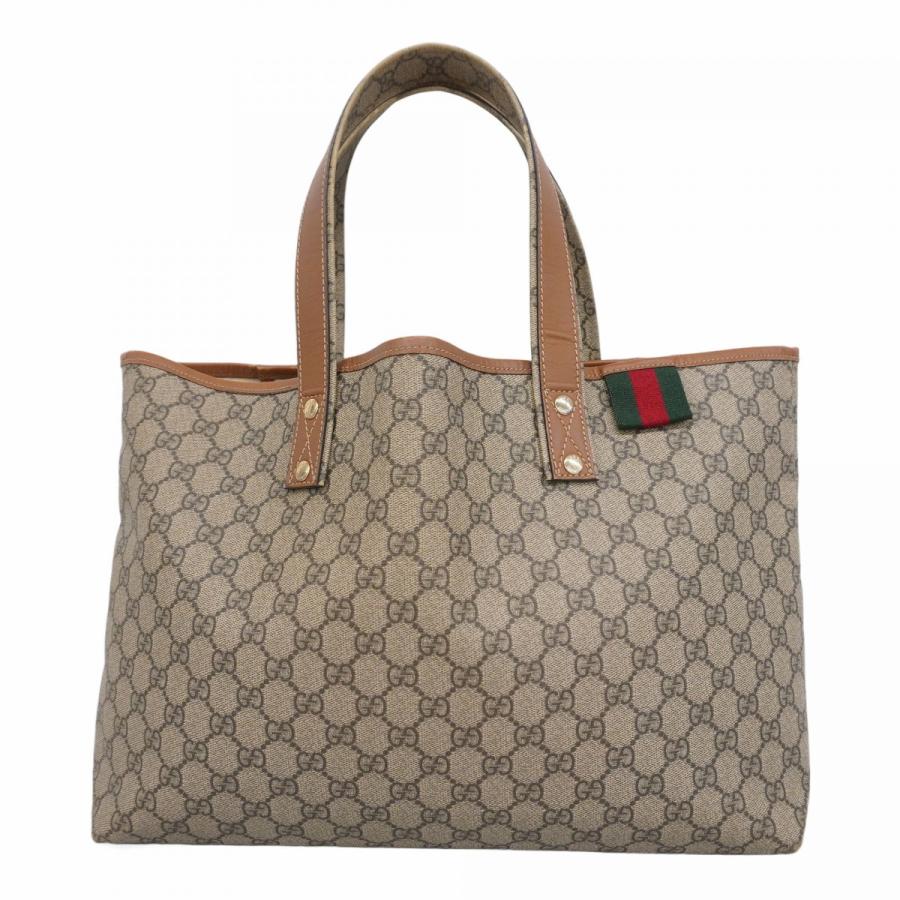 GUCCI 【5hf5913】グッチ トートバッグ GGスプリーム/シェリーライン 