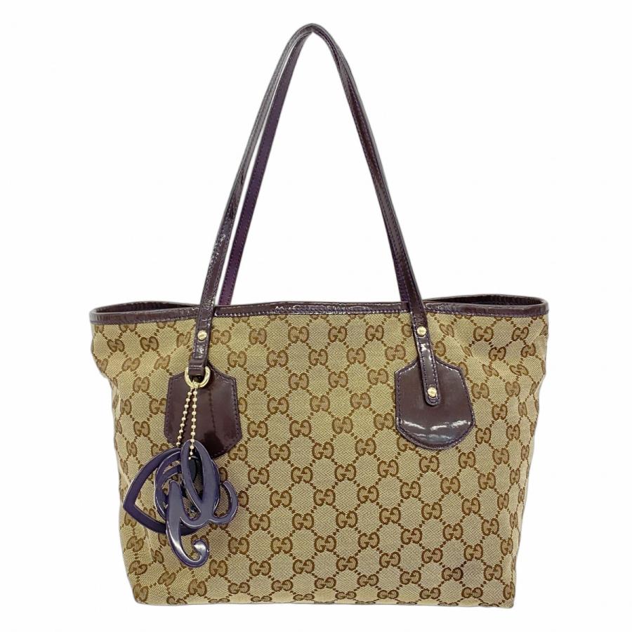 GUCCI トートバッグ ベージュ/ブラウン