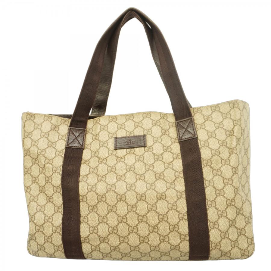 GUCCI 【5ib1858】グッチ トートバッグ GGスプリーム 141624 PVC 