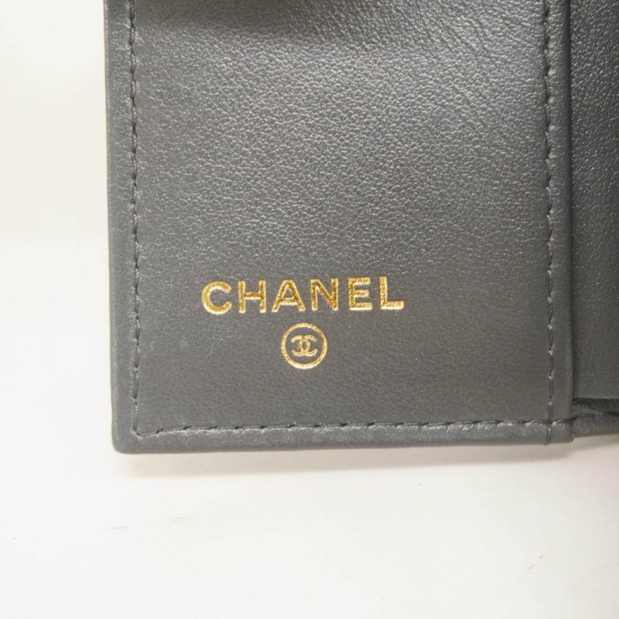 CHANEL ☆SALE【5ib1999】シャネル 三つ折り財布 マトラッセ  