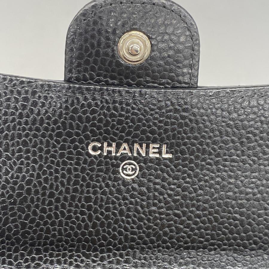 CHANEL 【5ib2076-h】シャネル 長財布 マトラッセ キャビアスキン  