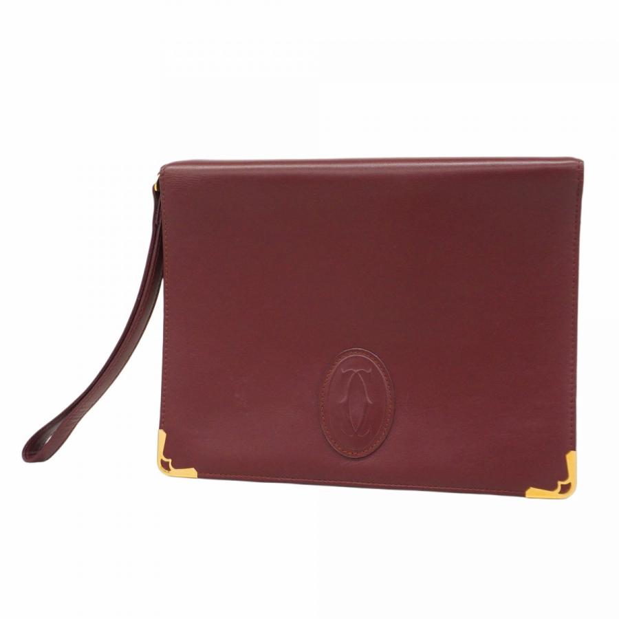 Cartier 【5ib2456】カルティエ クラッチバッグ マスト レザー