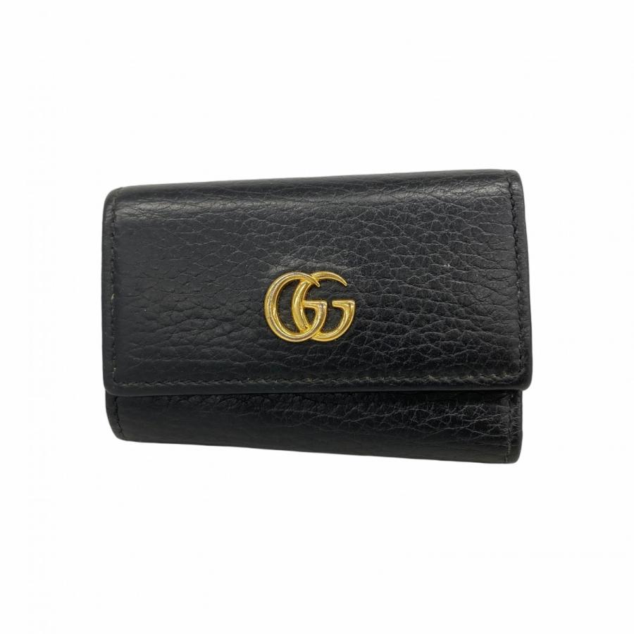 GUCCI ☆SALE【5ib2573-h】グッチ キーケース GGマーモント 456118  