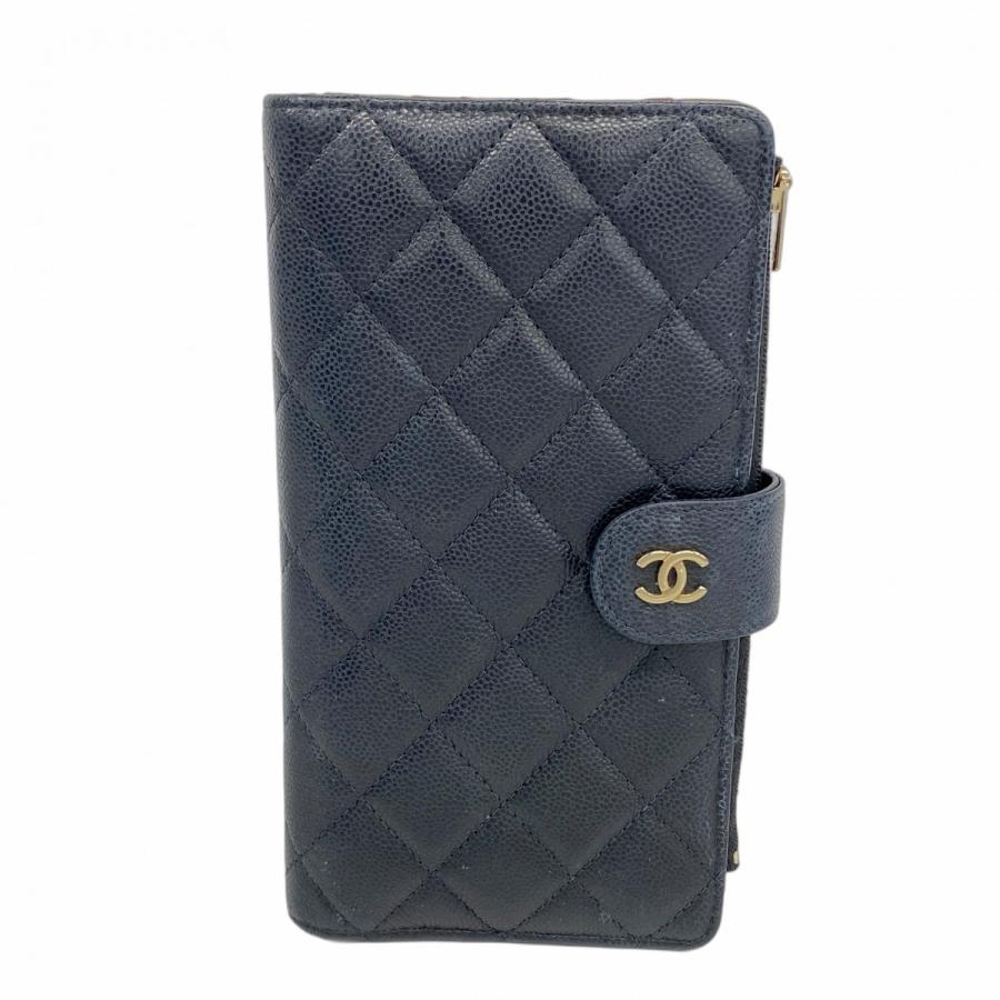 CHANEL ☆SALE【5ic3486】シャネル 長財布 マトラッセ キャビアスキン  