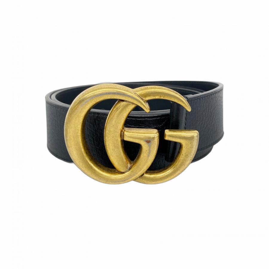 GUCCI 【5ic3987-h】グッチ ベルト GGマーモント 406831 レザー  