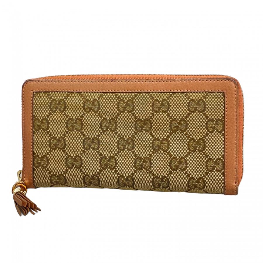 GUCCI 【5id4175-h】グッチ 長財布 GGキャンバス バンブー