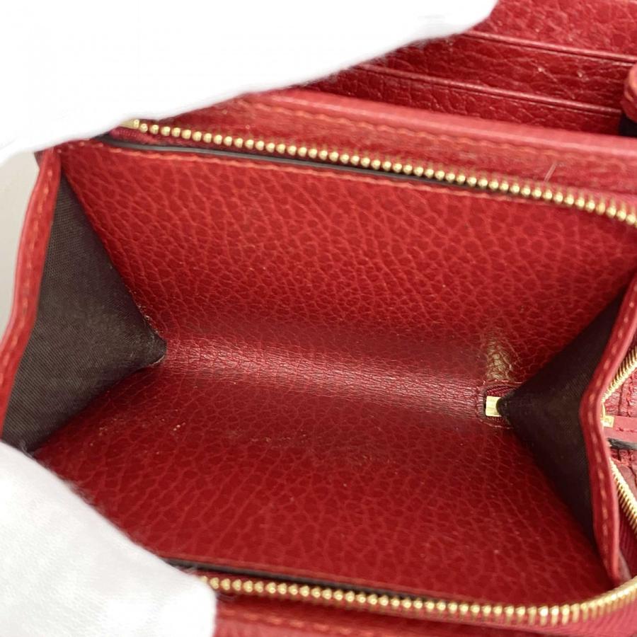 GUCCI 【5id4194-h】グッチ 三つ折り財布 GGマーモント 598587 レザー  