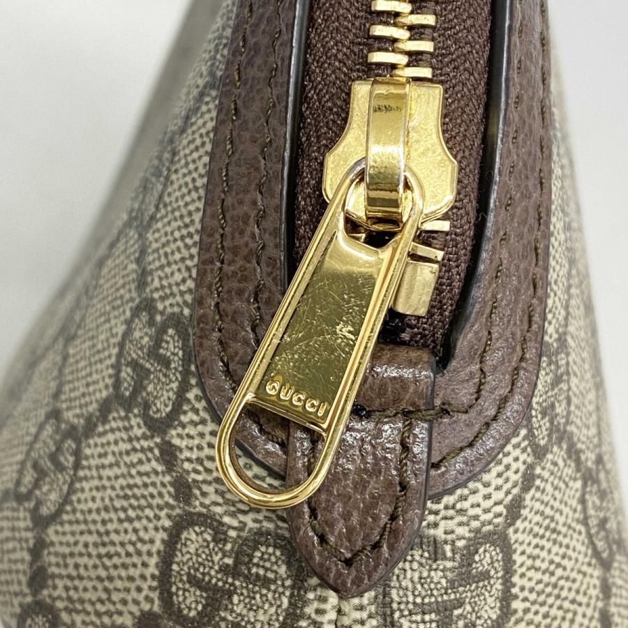 GUCCI 【5id4509】グッチ ポーチ オフィディア 625551 PVC ブラウン  