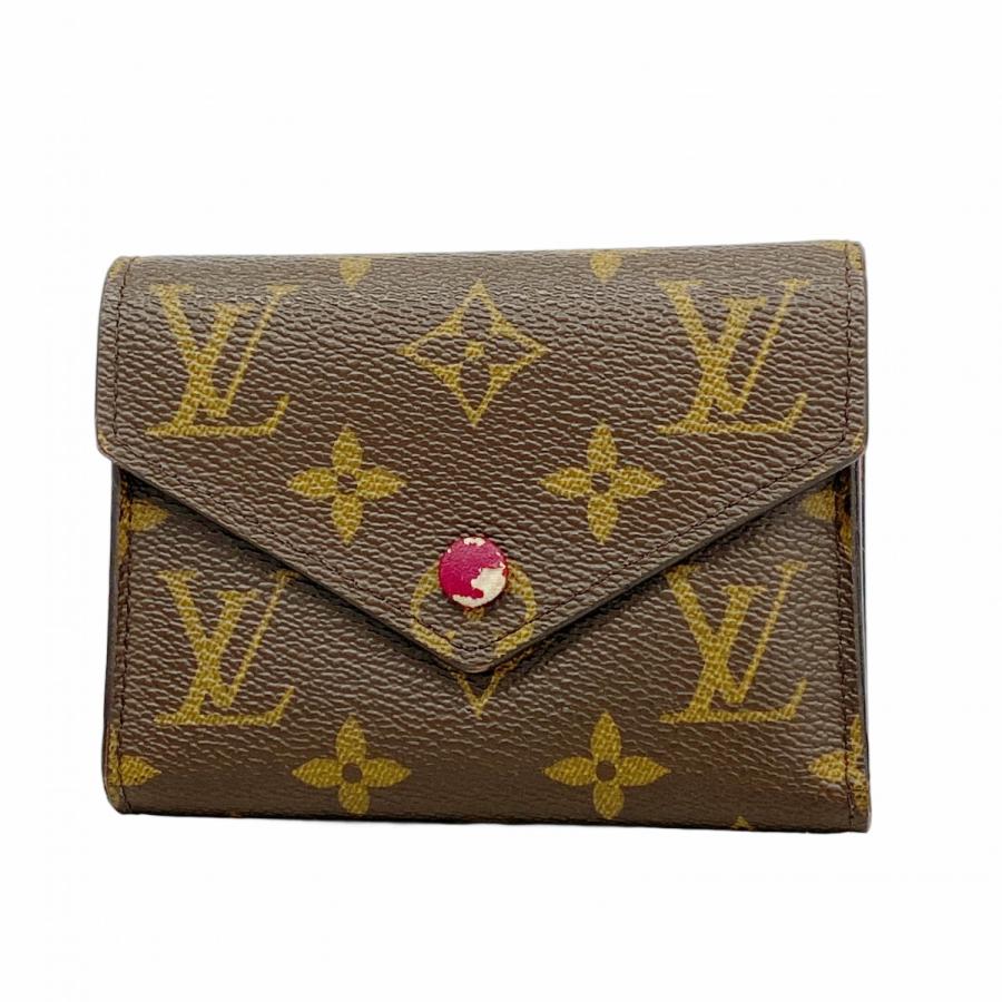 LOUIS VUITTON 【5id4808-h】ルイヴィトン 三つ折り財布 モノグラム  