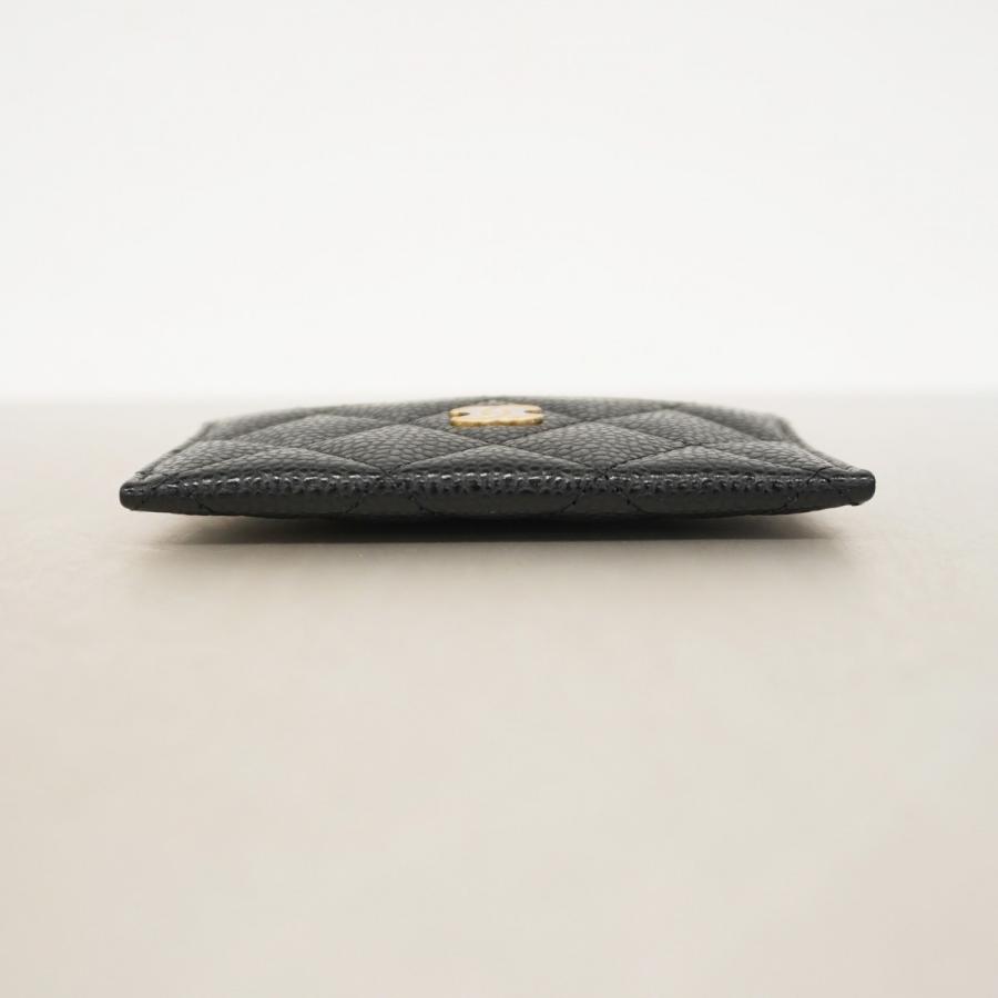 CHANEL 【5id5024】シャネル カードケース マトラッセ キャビアスキン  
