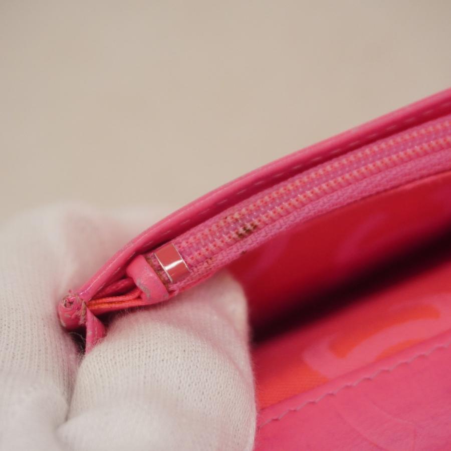 CHANEL 【5id5032】シャネル 長財布 カンボン ラムスキン ブラック  