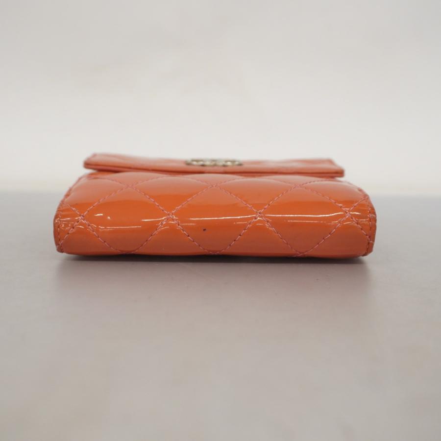 CHANEL 【5id5109】シャネル 財布 マトラッセ ブリリアント パテント  
