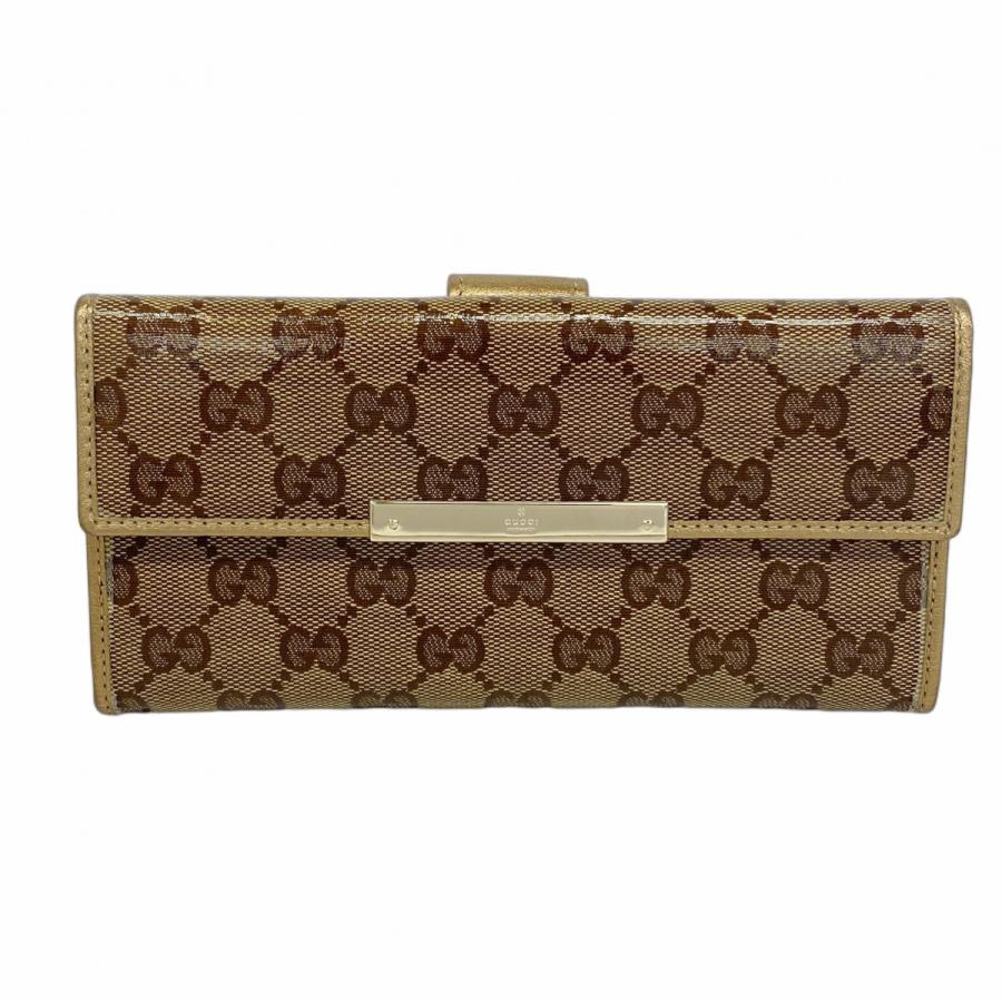 GUCCI 【5id5135】グッチ 長財布 GGクリスタル 112715 コーティング  