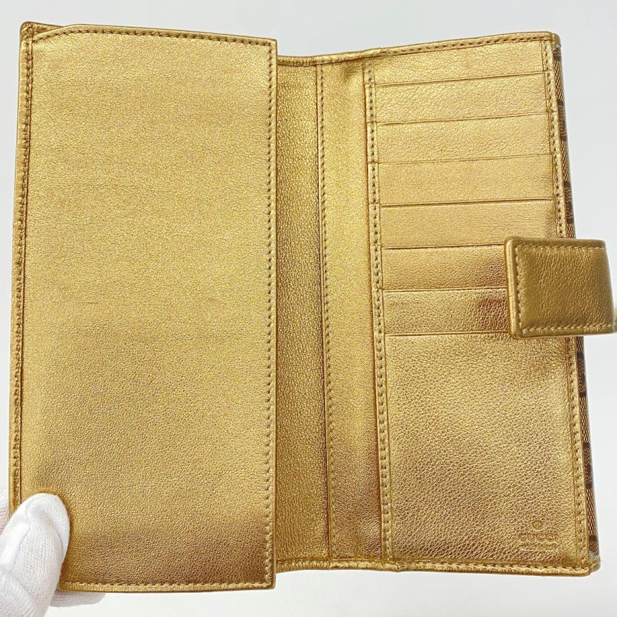 GUCCI 【5id5135】グッチ 長財布 GGクリスタル 112715 コーティング  