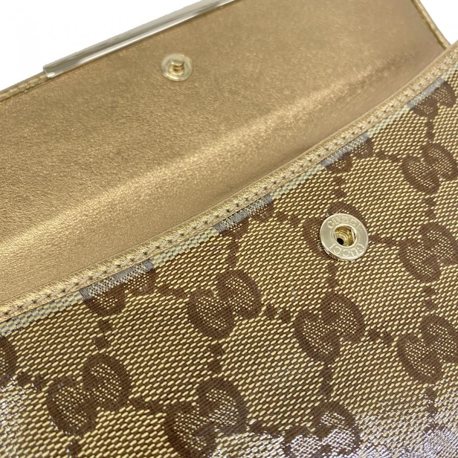 GUCCI 【5id5135】グッチ 長財布 GGクリスタル 112715 コーティング  
