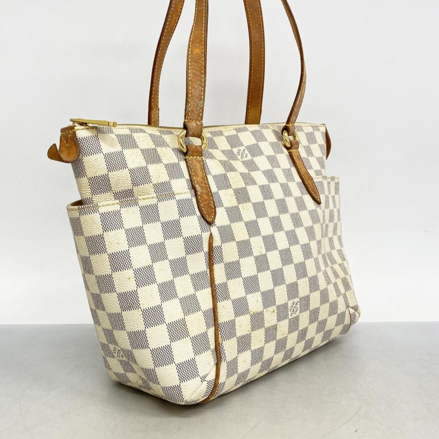 ルイヴィトントートバッグ ダミエ アズールホワイト