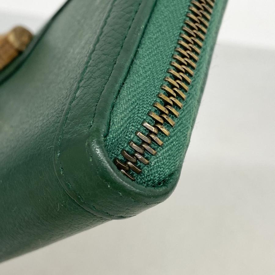 GUCCI 【5ie5632-h】グッチ 長財布 バンブー ダイアナ 658634 レザー  