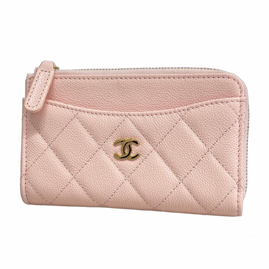CHANEL 【5ie5641-h】シャネル コインケース マトラッセ キャビア  