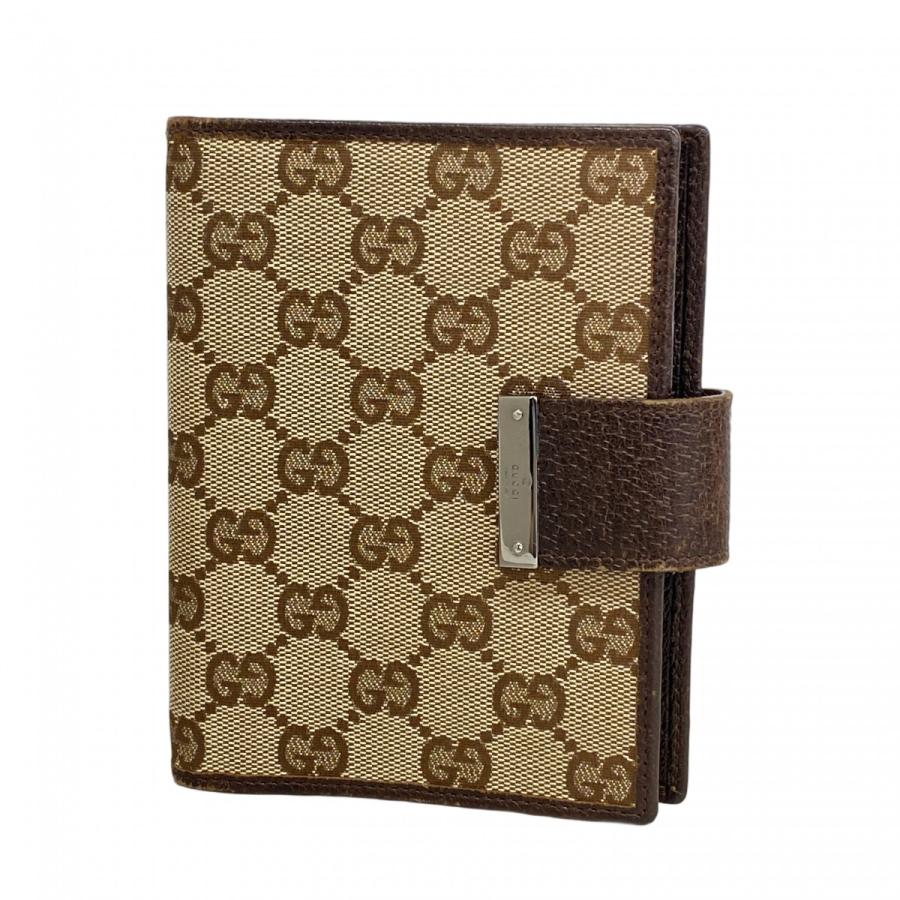 GUCCI（グッチ） ☆SALE【5ie5643-h】グッチ 手帳カバー GGキャンバス