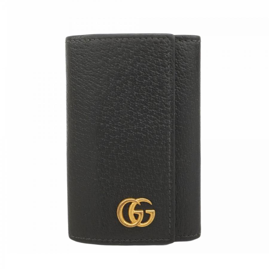 GUCCI 【5ie6252-h】グッチ キーケース GGマーモント 435305 レザー  