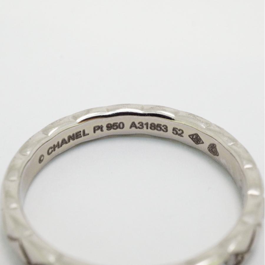 CHANEL 【5jbb0545】シャネル リング ココクラッシュ 5PD Pt950  