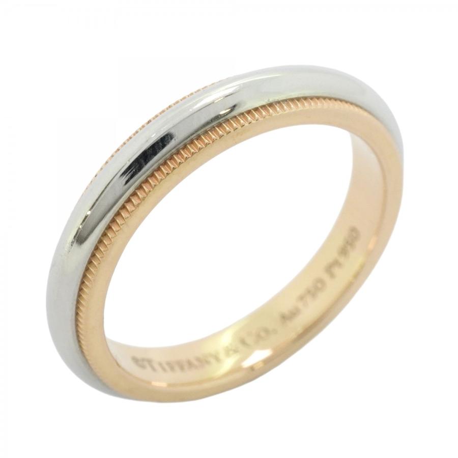 TIFFANY&Co. 【5jbb1219】ティファニー リング ミルグレイン K18YG 