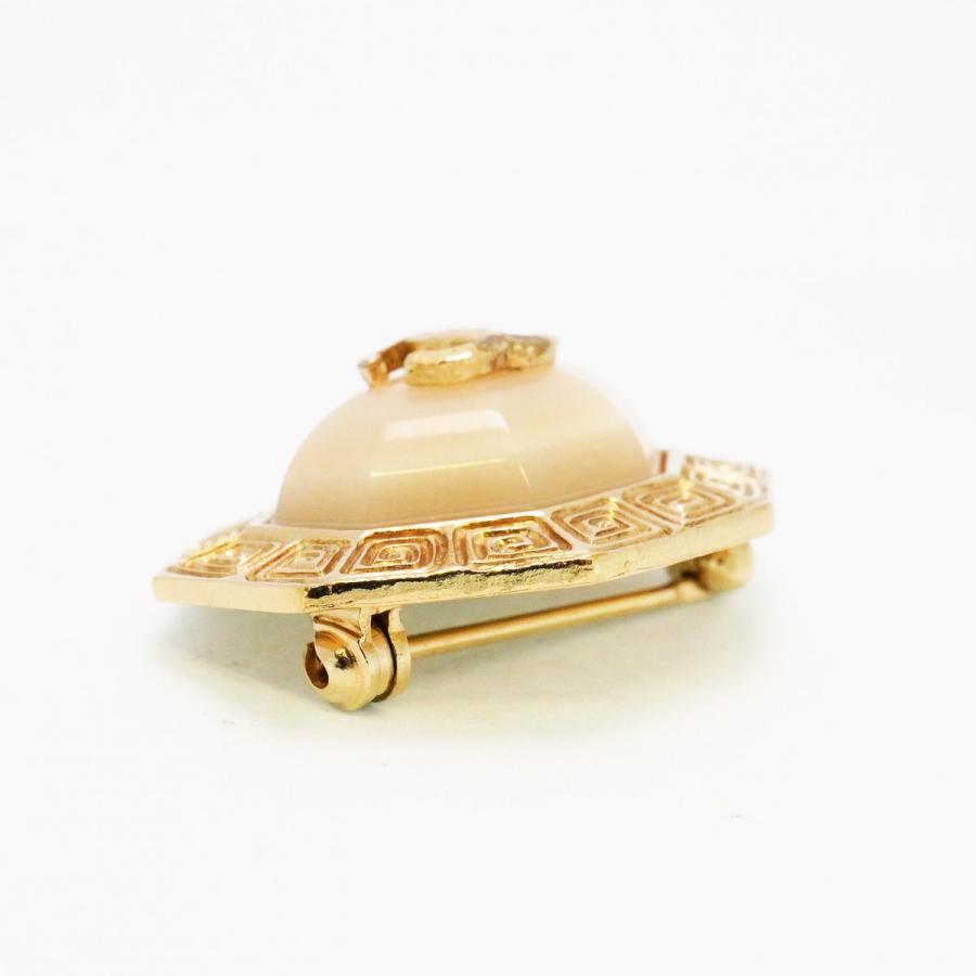 Chanel カラーストーンホワイト、ココマークブローチ