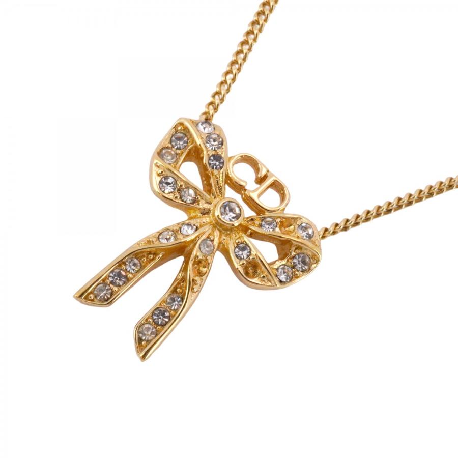 Christian Dior 【5jcb0397】クリスチャンディオール ネックレス CD  