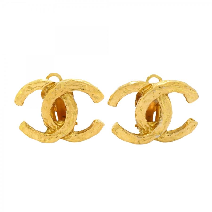 CHANEL 【5jcb0420】シャネル イヤリング ヴィンテージ ココマーク GP 