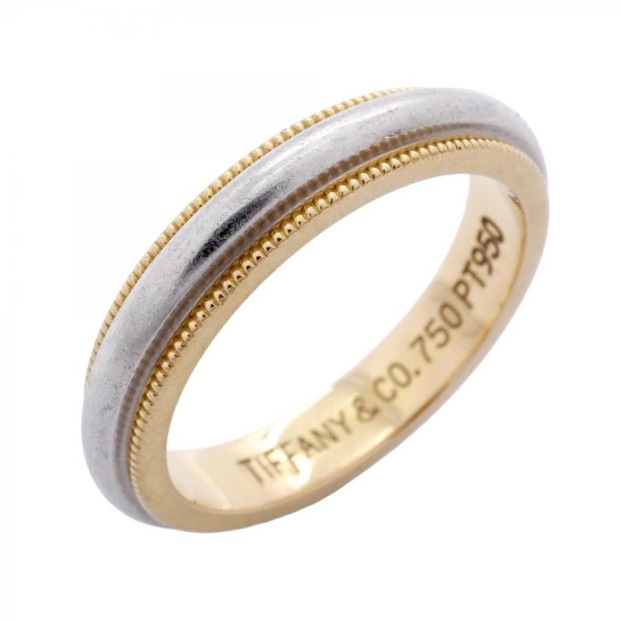 TIFFANY&Co. 【5jcb0433】ティファニー リング ミルグレイン K18YG 