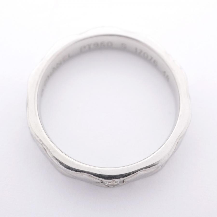 CHANEL ☆SALE【5jcb0443】シャネル リング マトラッセ 1PD Pt950  