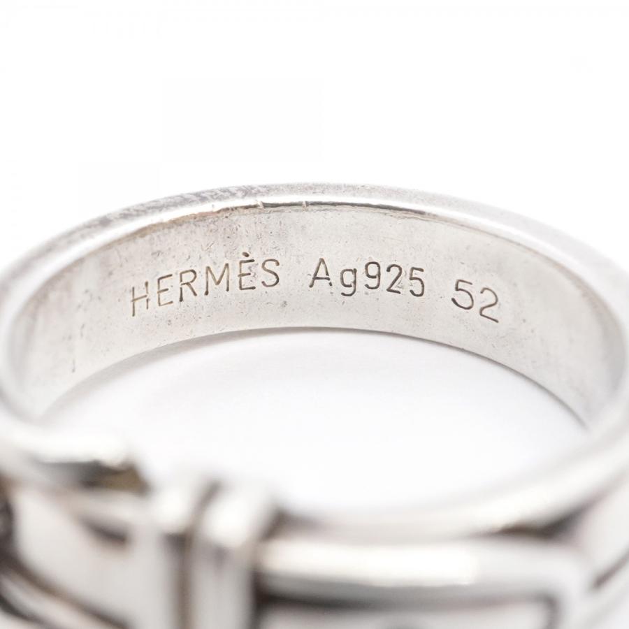 HERMES 【5jcb0657】エルメス リング サンチュール ベルトモチーフ 
