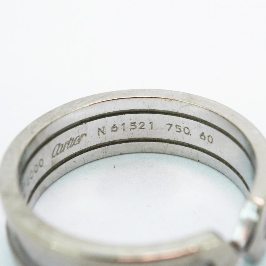 Cartier 【5jcb0685】カルティエ リング C2 K18WG ホワイト