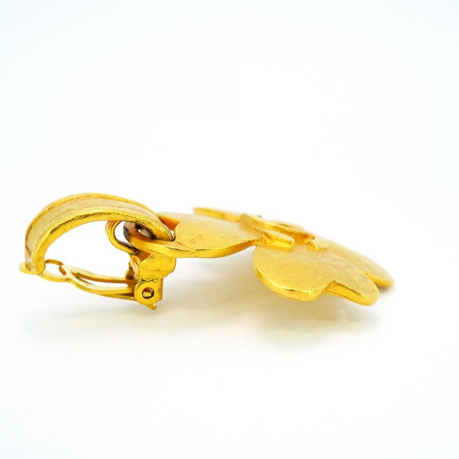 CHANEL イヤリングクローバーモチーフヴィンテージ