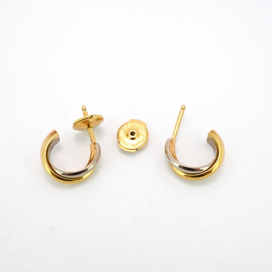 Cartier ☆最終価格【5jcb0749】カルティエ ピアス トリニティ Cartier ☆最終価格【5jcb0749】カルティエ ピアス トリニティ