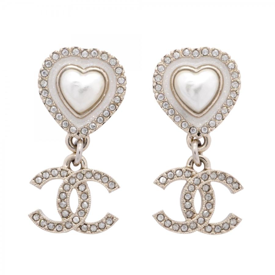 CHANEL 【5jcb0873】シャネル ピアス ココマーク ハートモチーフ GP  