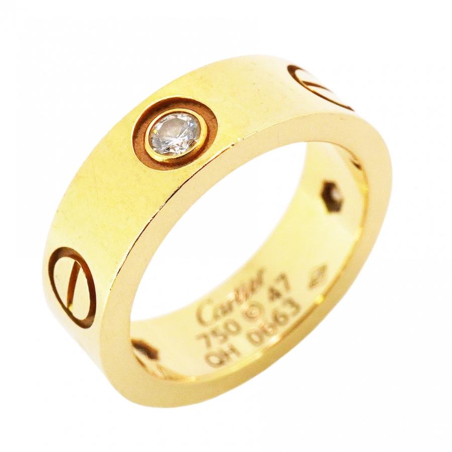 Cartier ☆SALE【5jcb0964】カルティエ リング ラブ 3PD K18YG Cartier ☆SALE【5jcb0964】カルティエ リング ラブ 3PD K18YG