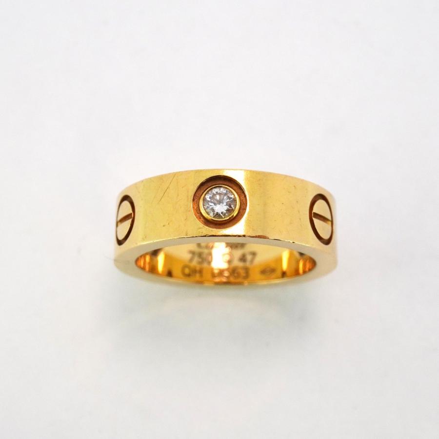 Cartier ☆SALE【5jcb0964】カルティエ リング ラブ 3PD K18YG Cartier ☆SALE【5jcb0964】カルティエ リング ラブ 3PD K18YG