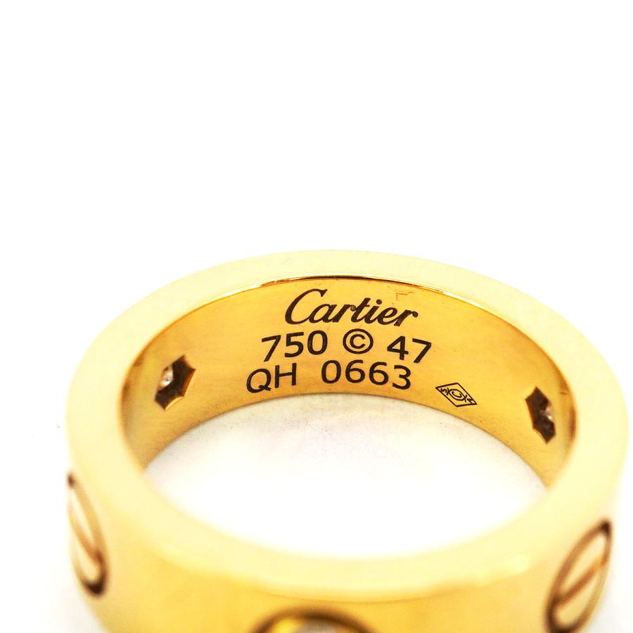 Cartier ☆SALE【5jcb0964】カルティエ リング ラブ 3PD K18YG Cartier ☆SALE【5jcb0964】カルティエ リング ラブ 3PD K18YG