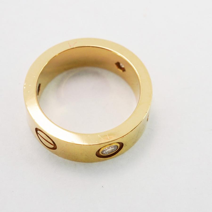 Cartier ☆SALE【5jcb0964】カルティエ リング ラブ 3PD K18YG Cartier ☆SALE【5jcb0964】カルティエ リング ラブ 3PD K18YG