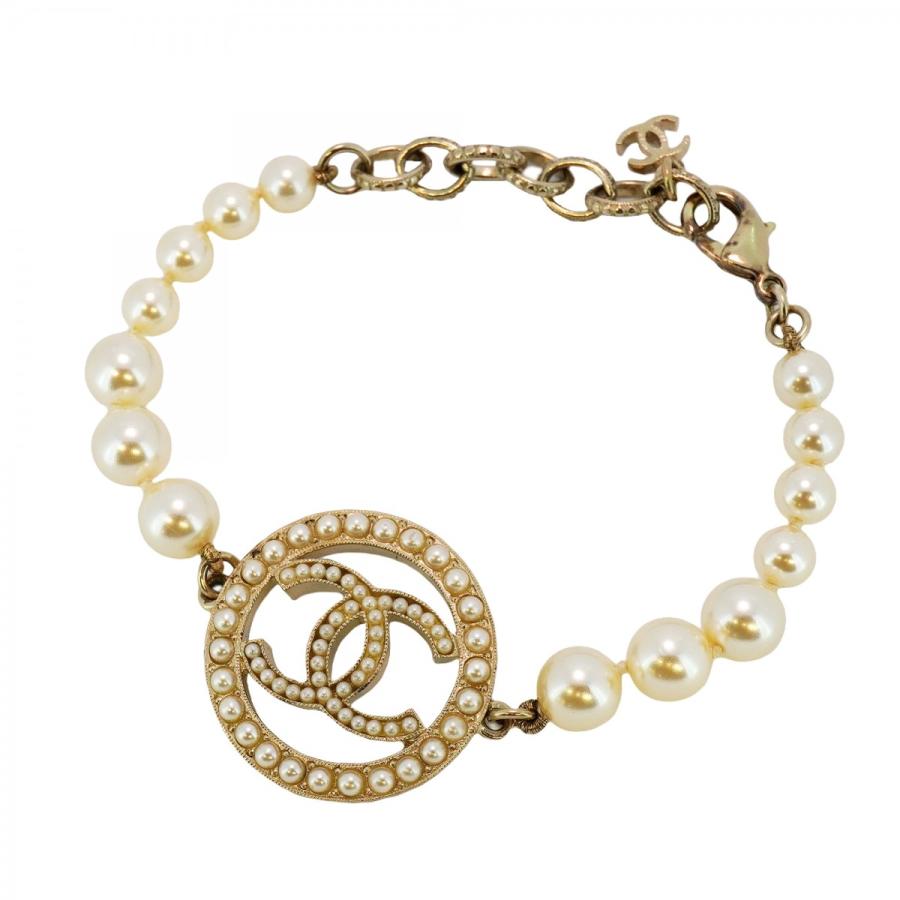 CHANEL 【5jdb0090】シャネル ブレスレット ココマーク 丸型 サークル  