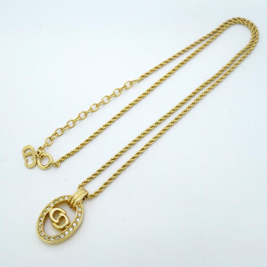 Christian Dior 【5jdb0151】クリスチャンディオール ネックレス CD  