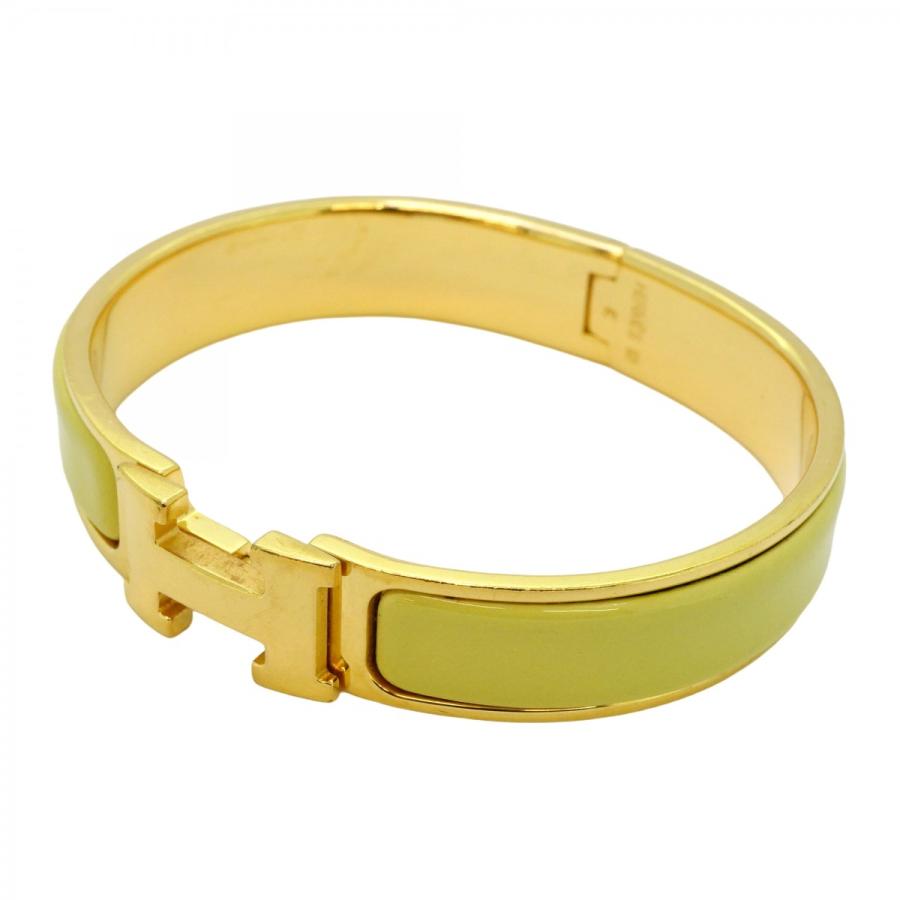 HERMES 【5jdb0203】エルメス バングル クリッククラックPM GPメッキ  
