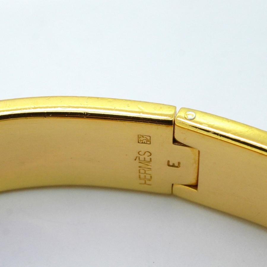 HERMES 【5jdb0203】エルメス バングル クリッククラックPM GPメッキ  